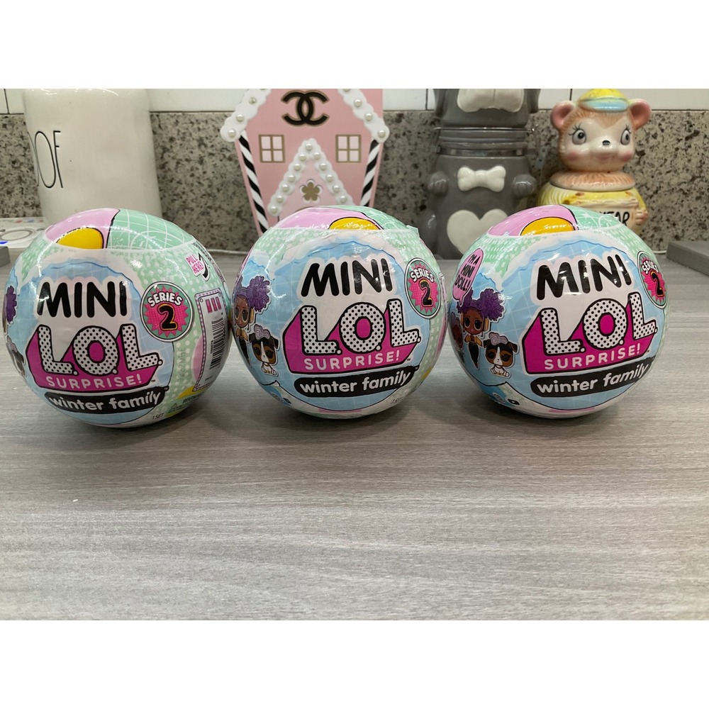 THREE L.O.L. SURPRISE WINTER FAMILY CAPSULES